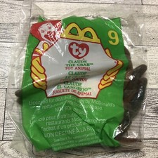 Ty Beanie Baby Claude The Crab McDonalds Collectible Plush Retired Original New
