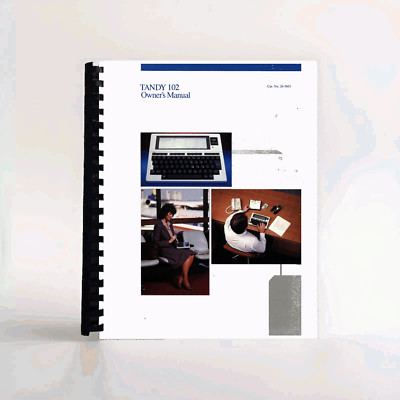 Radio Shack Tandy TRS-80 Model 102 Portable Computer Manual | eBay
