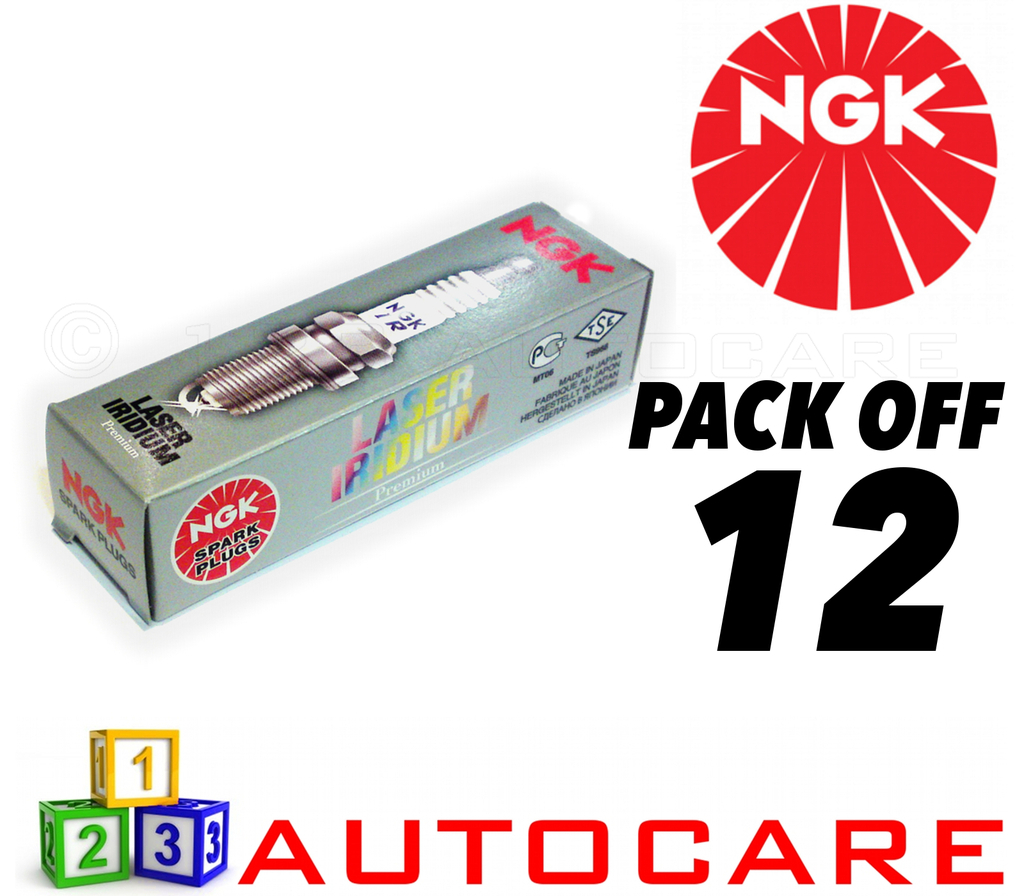 NGK Laser Iridium Spark Plug set - 12 Pack - Part Number: IFR6Q-G No. 5648 12pk