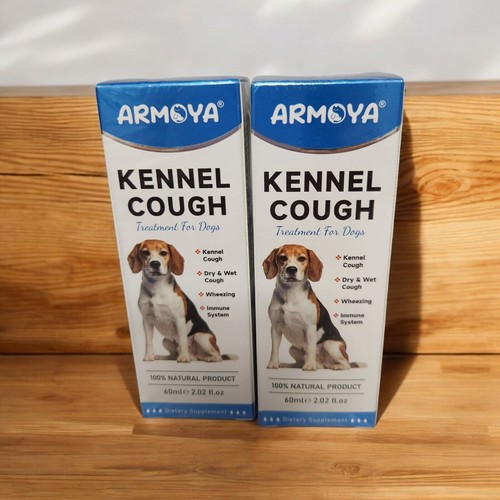NEW Lot 2 Kennel Cough Treatment for Dogs Natural Immune Support 60ml