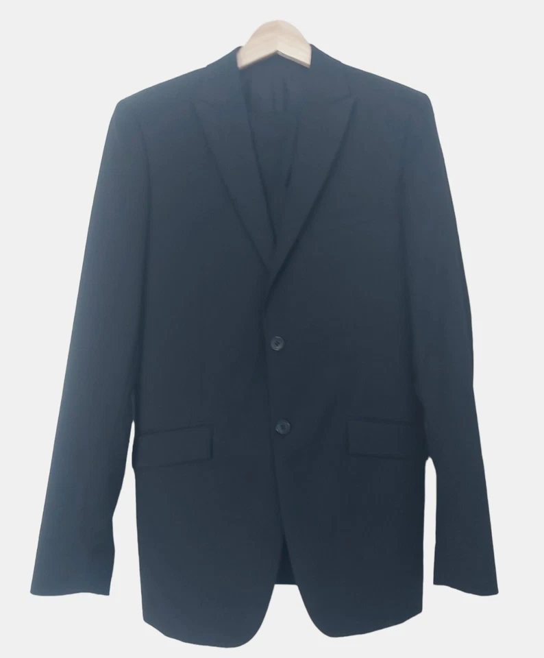 THIERRY MUGLER costume Noir 2 Pièces taille L - Photo 3/4