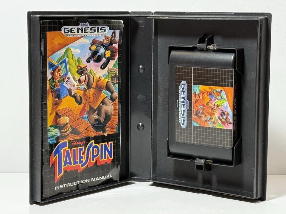 Disney's TaleSpin (Sega Genesis, 1992) CIB - Complete with Manual Cleaned Tested - Image 4 of 4