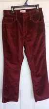 Universal Thread Women's Burgundy Super Stretch Bootcut Ankle Corduroy Pants 4r
