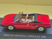 IXO  Hotwheels 1:43 Ferrari Mondial Cabriolet 1983 Diecast Model Car FER021
