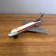 TWA Litho Tin Toy Friction Motor Airplane Japan Jet Airline
