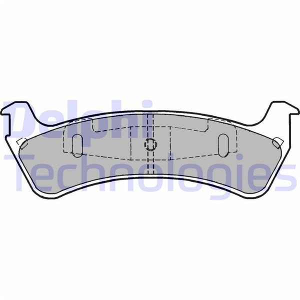 Delphi BremsbelÄGe Satz Hinterachse Passend FÜR Ford Usa Explorer Jeep Grand |-image
