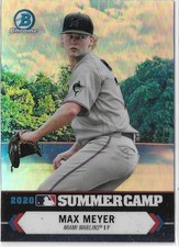 2021 BOWMAN CHROME BASEBALL 40-Man Futures #SC-25 Max Meyer MLB Mint