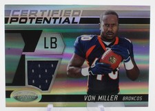 2011 Panini Certified Certified Potential Materials Von Miller 36 223/250 Patch