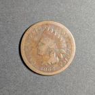 1864 L Pointed Bust Indian Head One Cent