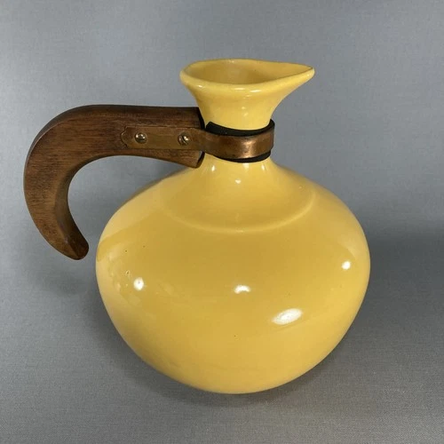 Vintage BAUER POTTERY Pitcher Carafe Studio Pottery   Art Deco Lovely