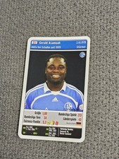 Gerald Asamoah - Schalke 04  - Einzelkarte - Quartett  (9H)