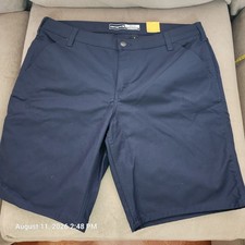 Carhartt Shorts Women's Size 10 Canvas Blue Work Rugged Flex 10 Loose BS3111