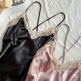 2✖️Women's Sexy Lingerie Babydoll Sleepwear Underwear Lace Dress Nightwear US