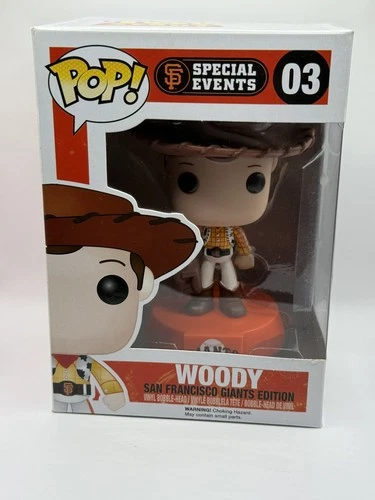Funko Pop! Disney Woody Toy Story 03 San Francisco SF Giants Vinyl Figure NEW