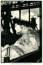 Industrial Era Steel Mill Poster - Assembly Completed 🌆 24x36” - Mid-century