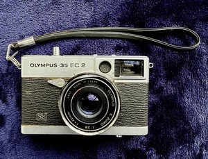 Vintage Olympus Film Camera 35 EC2 Range Finder, 42mm 1:2.8 Lens, Untested