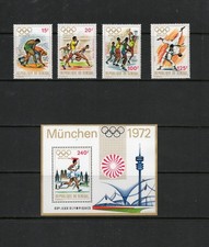 T0417  Senegal   1972   Olympics    set & sheet   MNH