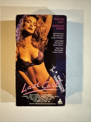LAST CALL RARE VHS SHANNON TWEED 1990 PRISM VGC USED HTF EROTIC THRILLER