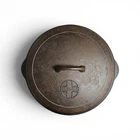 Griswold Self Basting 1100 No 10 Cast Iron LID Large Logo