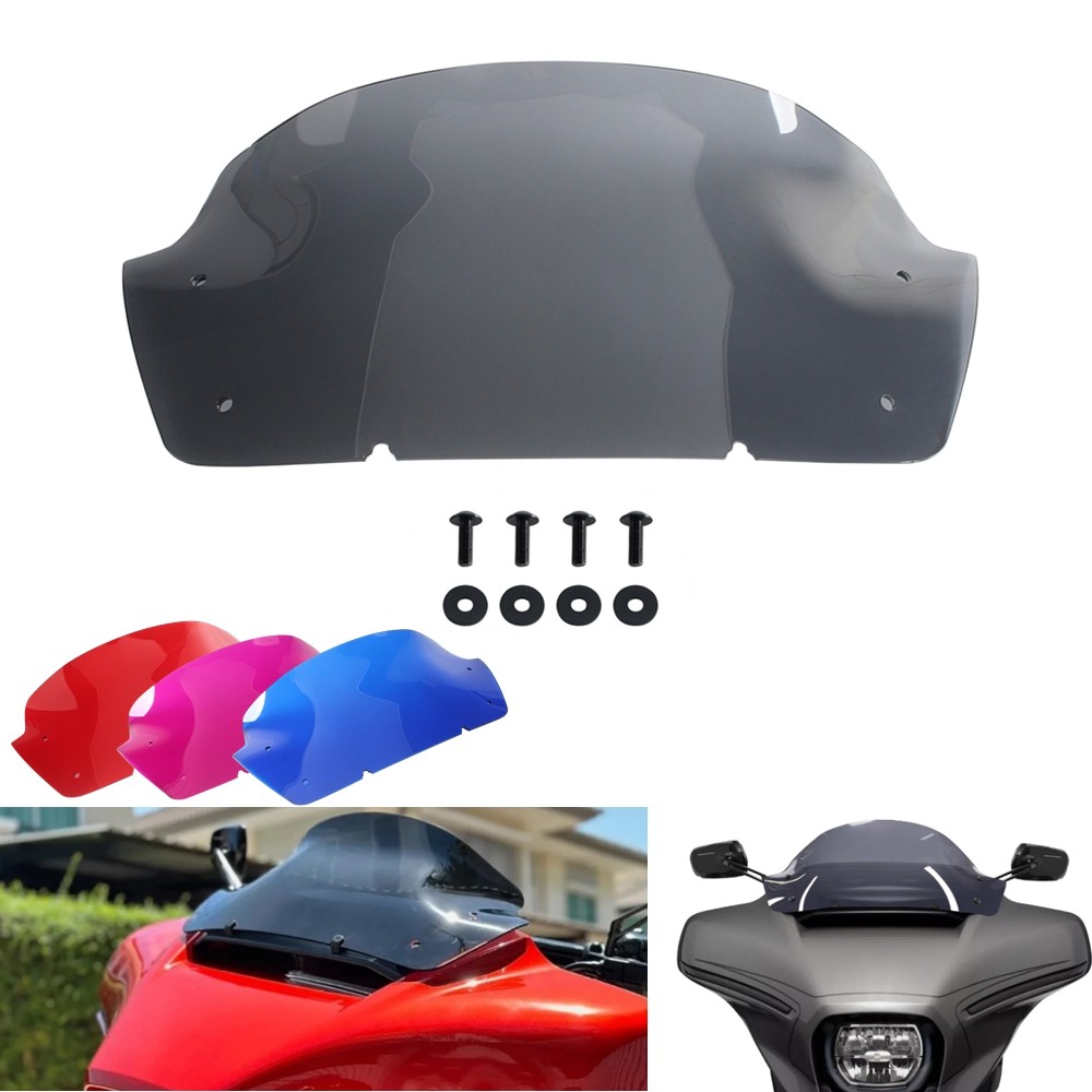 Motorcycle 9"" Windscreen Deflector For Harley CVO Street Glide FLHXSE 2023 2024