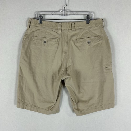 Duluth Flex Ballsaal Khakis Shorts Herren 34 lockere Passform flache Front Eingrifftaschen - Bild 6 von 10