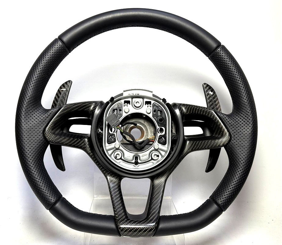 OE Matte Carbon leather McLaren steering wheel MP4 570S 650S 675LT 720S GT