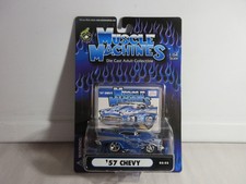 Muscle Machines 1957 Chevy Blue