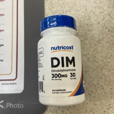 Nutricost DIM Diindolylmethane 300 mg, 30 Capsules - Exp 1/28+