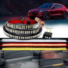 LED Tailgate Light Bar 60" Triple Row 5-Function Strip for Pickup Trailer SUV EV