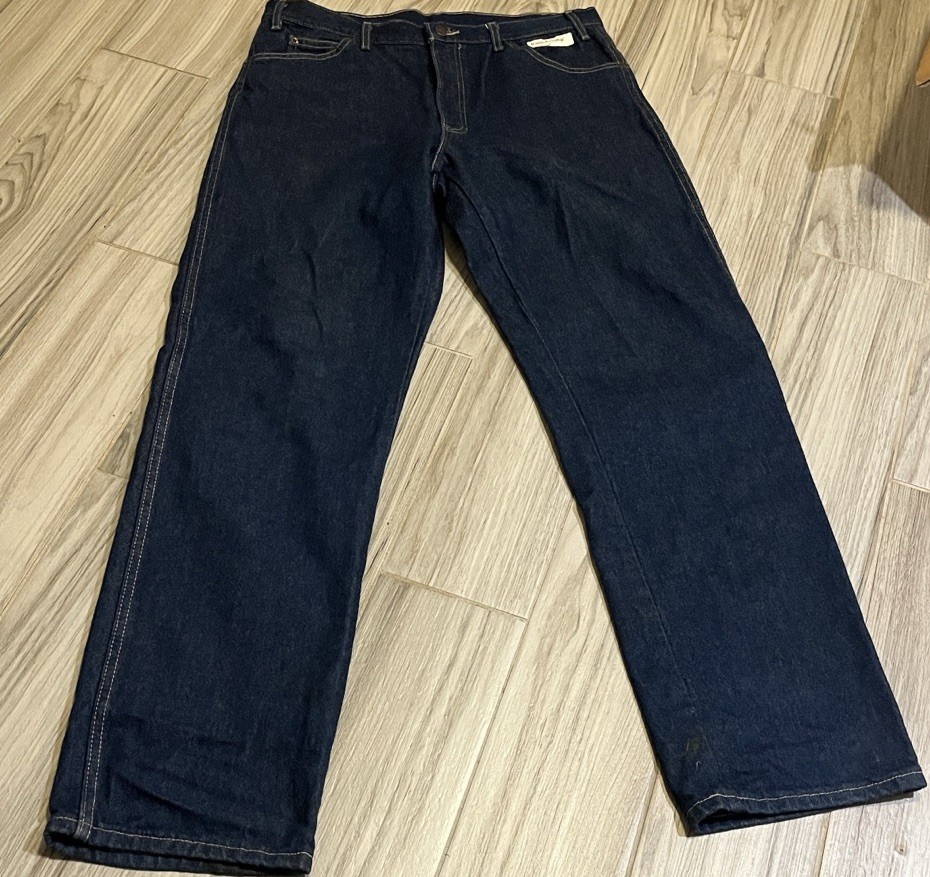 Dickies Men's Work Pants Blue Relaxed Fit Size 36x34