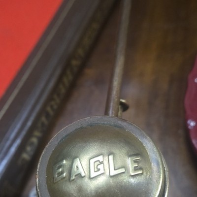 Eagle Brass Oil Can Gas & Oil Advertising Collectible