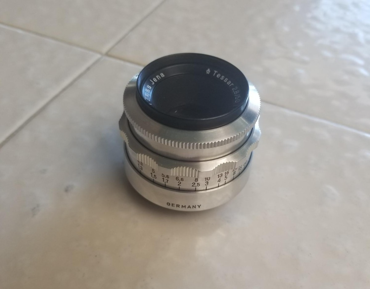 Carl Zeiss Jena Tessar Lens f2.8 50mm T (Germany 4161655) | eBay