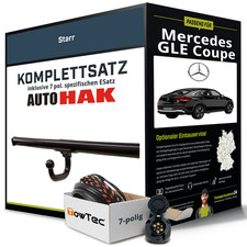 F&uuml;r MERCEDES GLE Coupe Typ C167 Anh&auml;ngerkupplung starr +eSatz 7pol 07.19- NEU