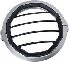 Kuryakyn Dillinger Headlight Trim Ring 5-3/4" Silver #6687 Harley Davidson