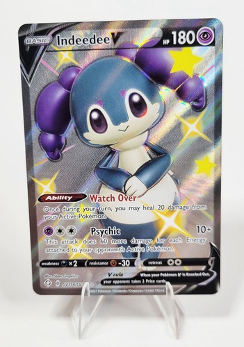Pokémon TCG - Indeedee V SV114/SV122 Full Art Holo - Shining Fates Shiny Vault