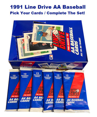 1991 Line Drive AA Baseball - Pick Your Cards / Complete The Set!