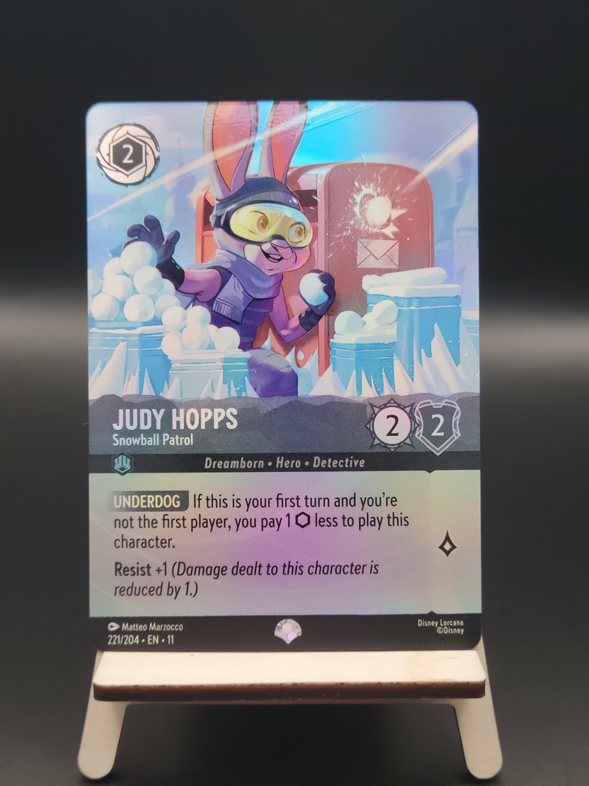 Judy Hopps: Snowball Patrol - 221/204 - Epic - Lorcana: Winterspell