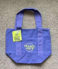 Limited Trader Joe's Mini Halloween Canvas Tote Bag