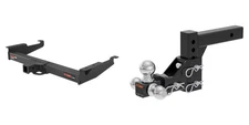CURT Trailer Hitch Class 5 Towing Kit & Ball Mount 5.75in Rise/Drop #15320-45799