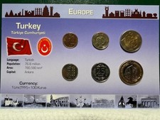 Littleton World Coin Set - Turkey 6 coins