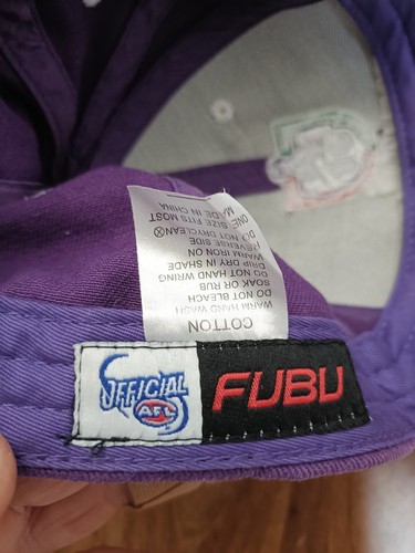 2009 FUBU Fremantle Dockers AFL Members Embroidered Hat Cap Old Logo Vgc OSFA - Picture 8 of 8