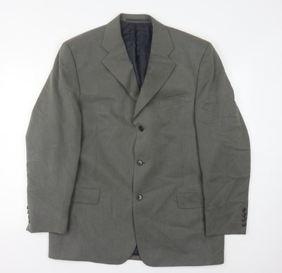 Blazer Herren 42 Brustumfang Regular Daniel Hechter Grün Drei-Knöpfe