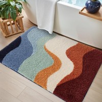 Badematte 40X60 Cm Rutschfest Weich SaugfäHig Waschbar Badezimmerteppich