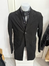 Giacca cappotto OVIESSE uomo cotone colore nero taglia 48 cod. AM585