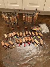 Lot Of Wine Cork Keychains