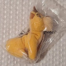 Vintage 2001 Walt Disney World Kelloggs Mini Bean Lion King Simba Plush New