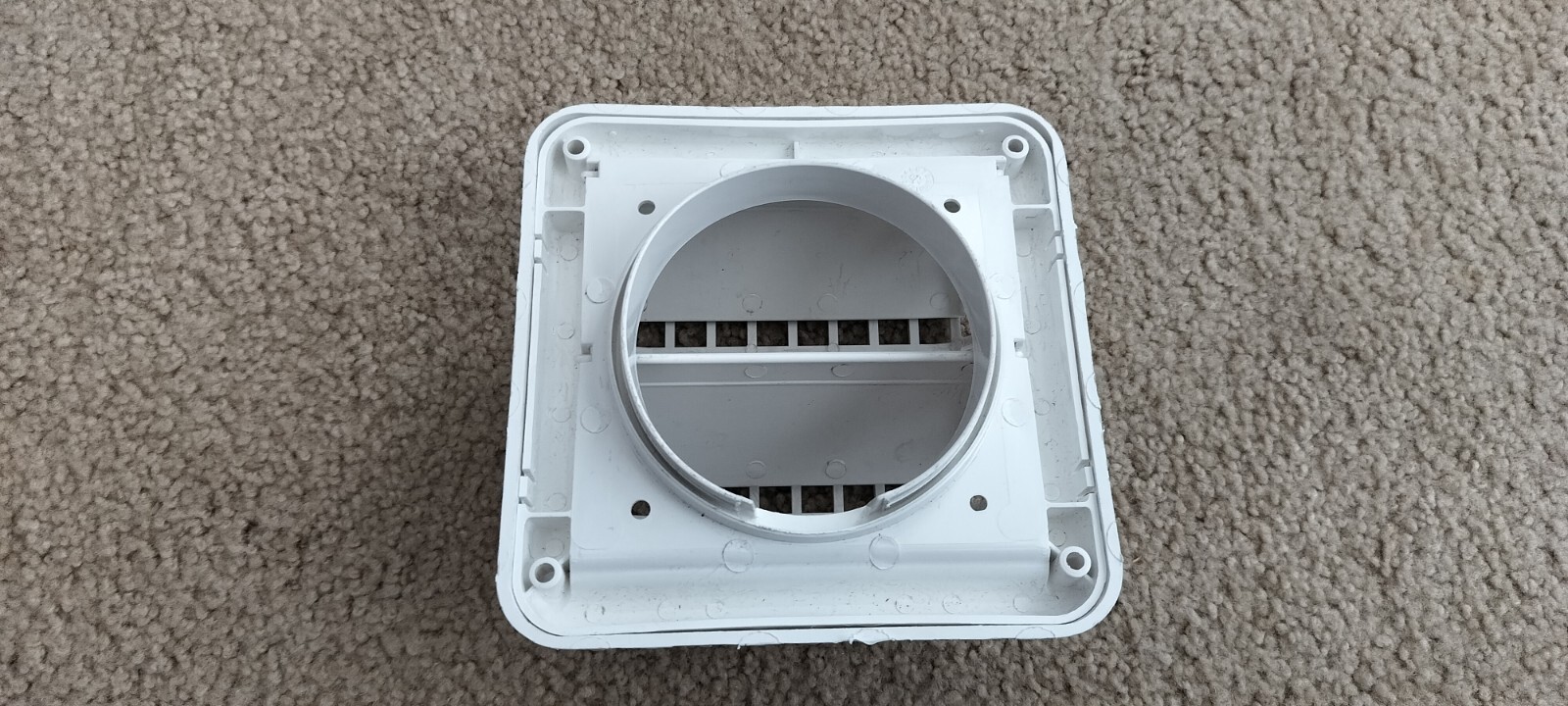 Deflecto Supurr Guard Louvered Dryer Vent Hood 4 Inch with NO Pipe and