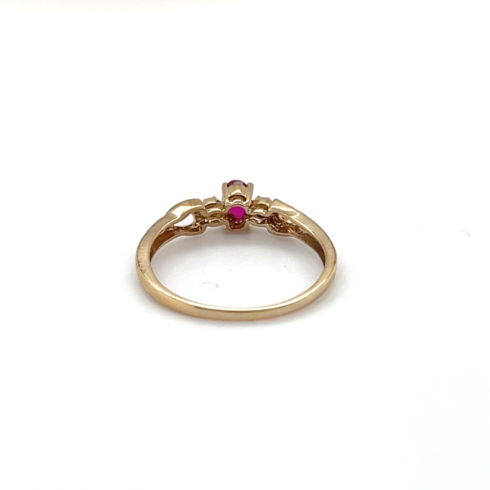 9ct Yellow Gold Ruby Ring - image 8