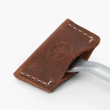Genuine Leather ShaveFace Travel RazorCase