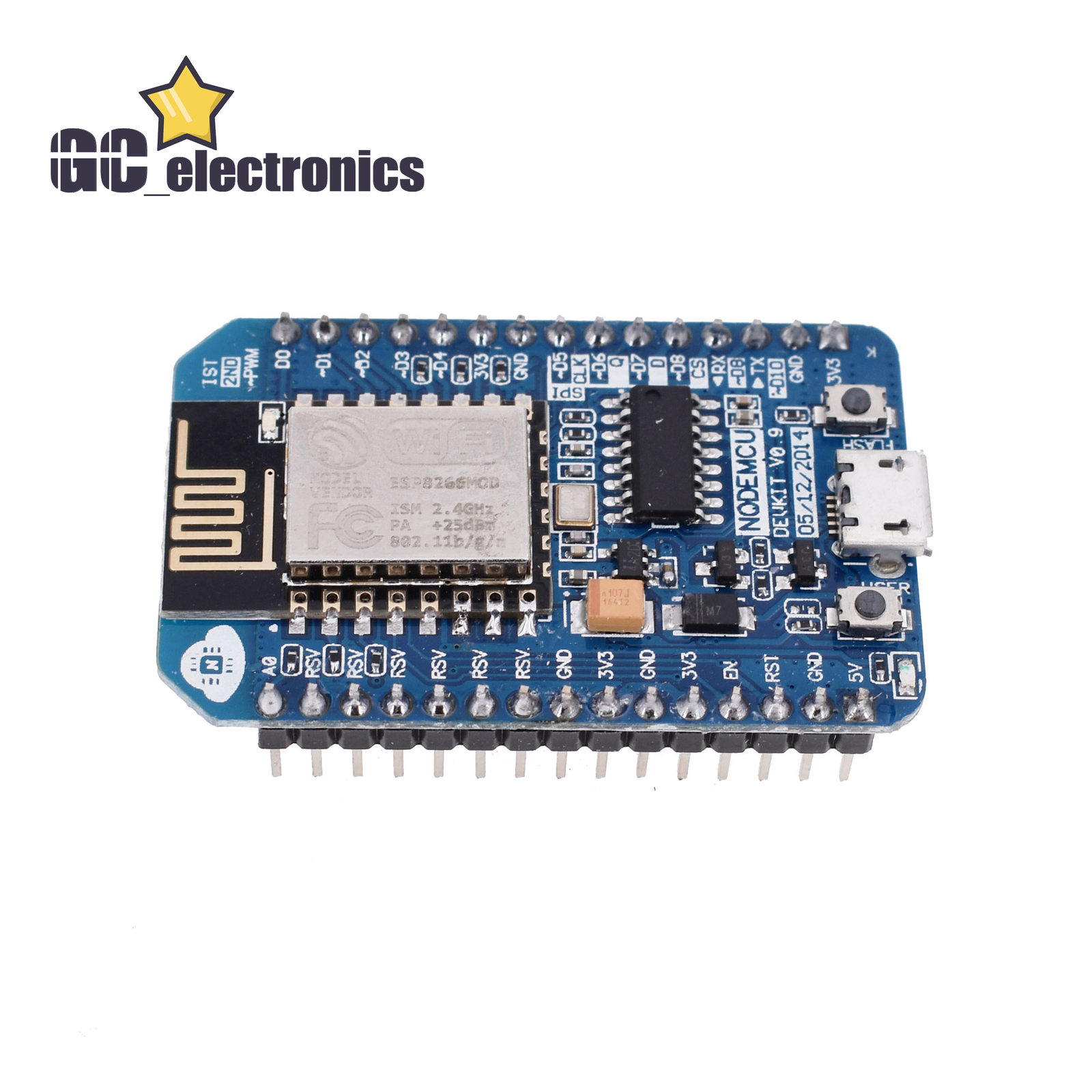 NEW Version NodeMcu Lua ESP8266 WIFI Internet Development Board Module M122 A3GS